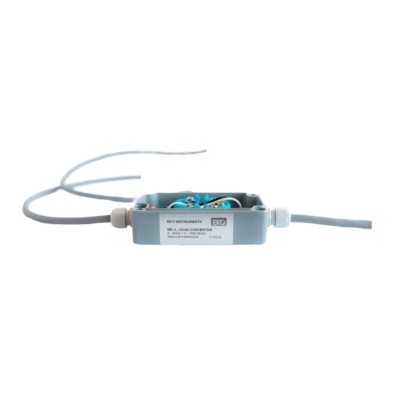 EKO Instruments Modbus 485 Instruction Manual