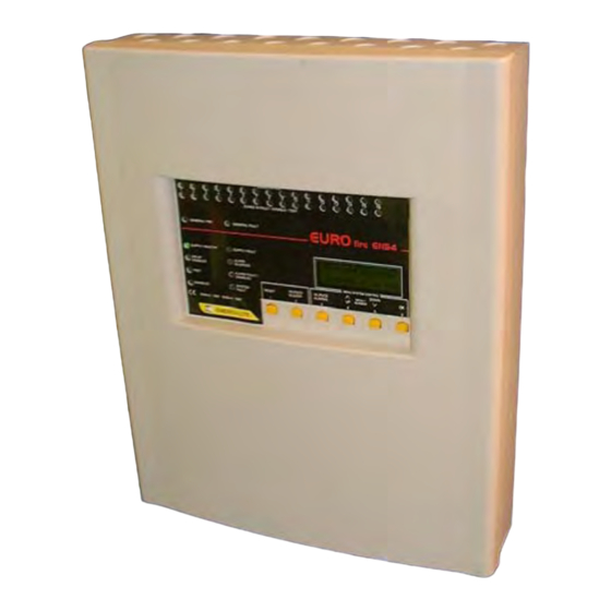 User Manuals: ABB Eurofire EN54 Fire Control Panel