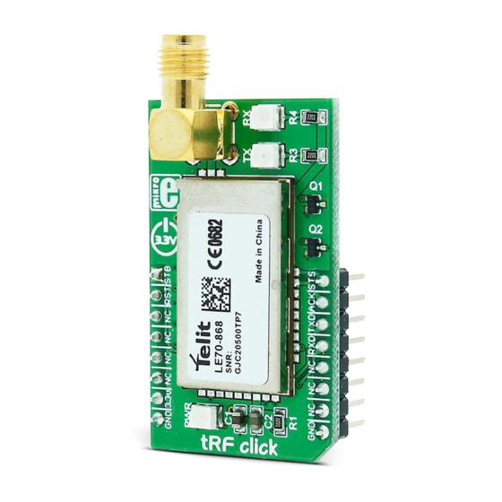mikroElektronika tRF click Manual