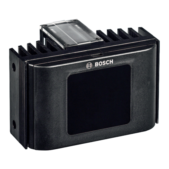 User Manuals: Bosch IIR-50850 IR Illuminator