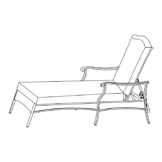 Better Homes and Gardens Providence Chaise Lounge Series Assembly Instructions