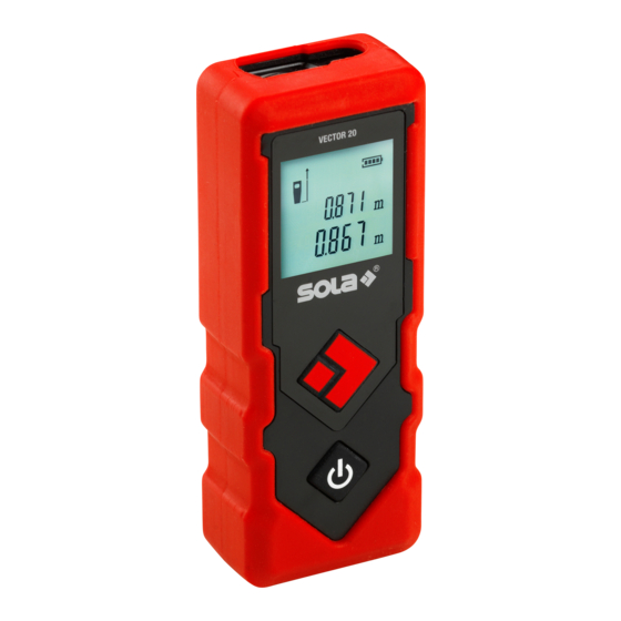 Sola VECTOR 20 Quick Start