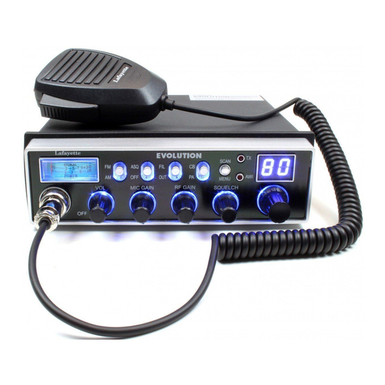 User Manuals: Lafayette EVOLUTION CB Radio
