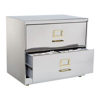 CB2 STAINLESS STEEL FILE CABINET Assembly Instructions Manual