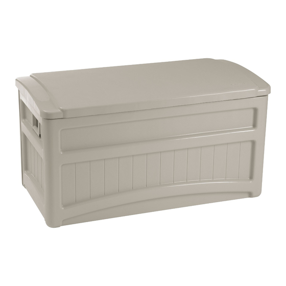 Suncast Brilliant by Design Deck Box DB7000 Owner's Manual