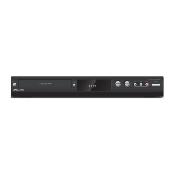 Magnavox MDR865H/F7 Owner's Manual