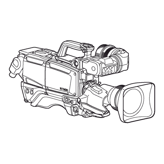 Hitachi Kokusai Electric Z-HD5500 Operating Instructions Manual