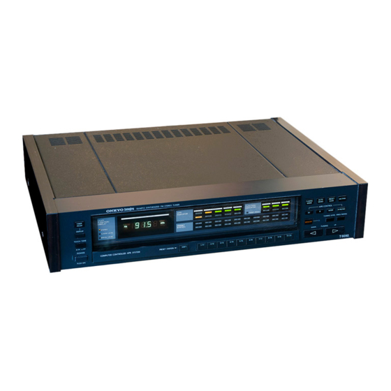Onkyo T-9090 Instruction Manual