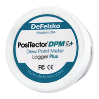 DeFelsko PosiTector Dew Point Meter Logger Plus Instruction Manual