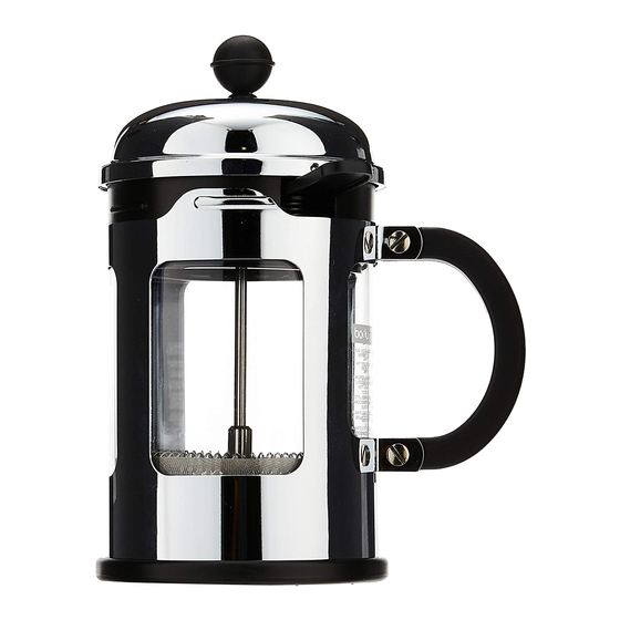 Bodum Java Instructions For Use Manual