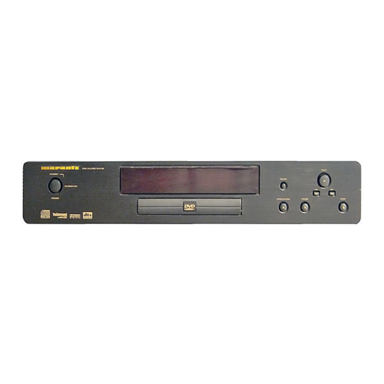 Marantz DV4100 User Manual
