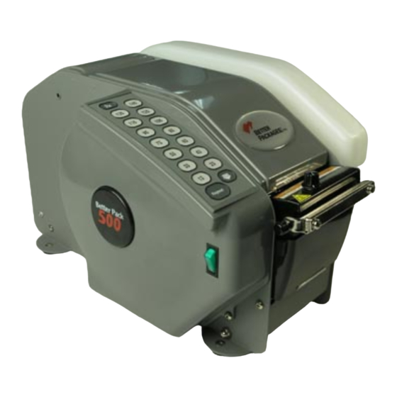 Better Packages BP500M Operator's Manual