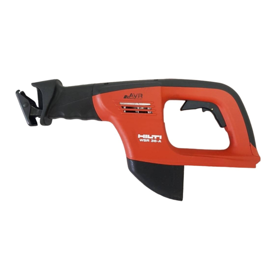 Hilti WSR 36-A Operating Instructions Manual