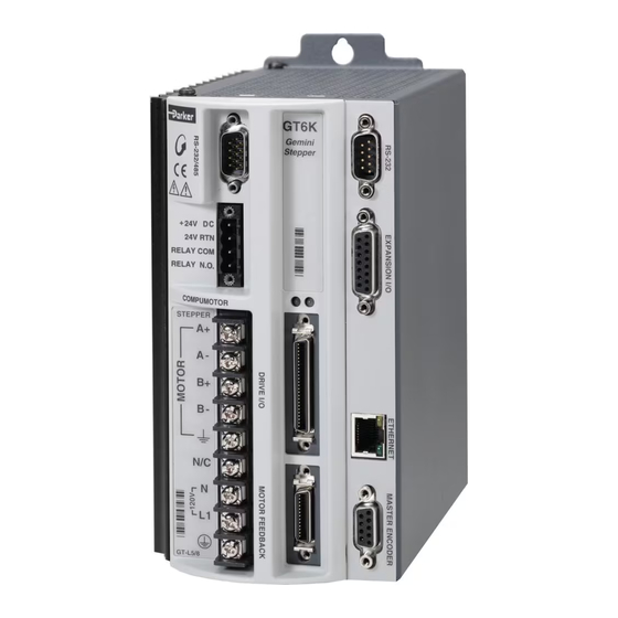 Parker Gemini GT6K Series Quick Reference Manual