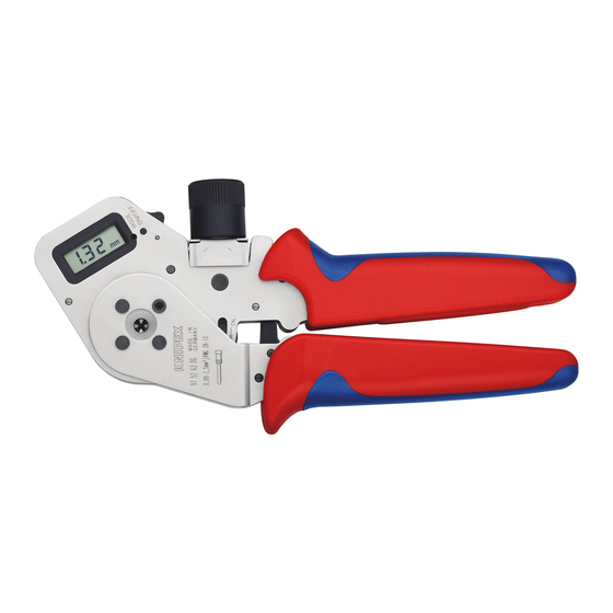 KNIPEX 97 52 63 DG Operating Instructions Manual