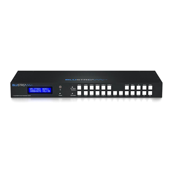 BluStream MFP112 User Manual