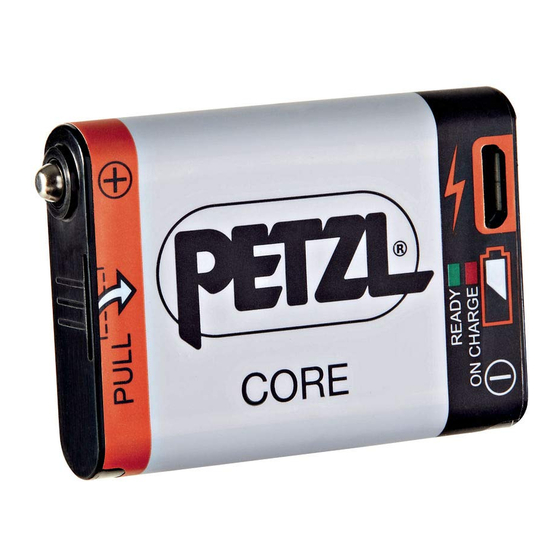 Petzl CORE Technical Notice