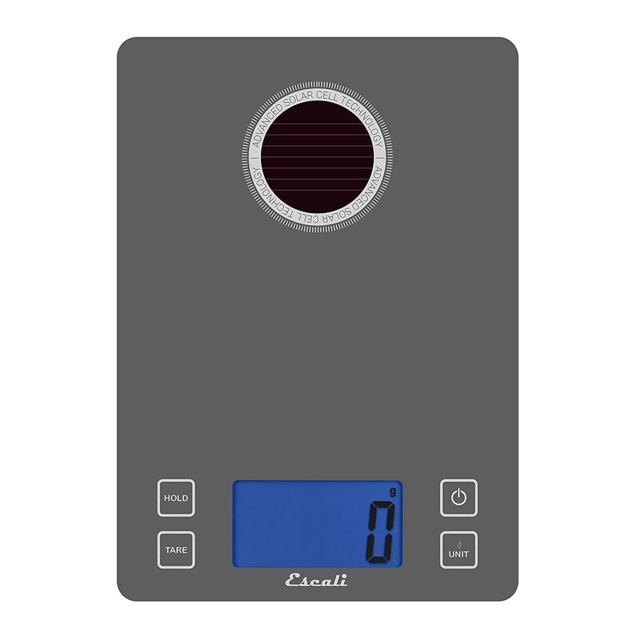 Escali Stela Product Manual