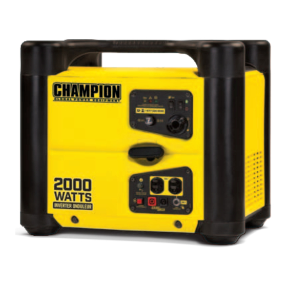 Champion Global Power Equipment 100455 Manuals