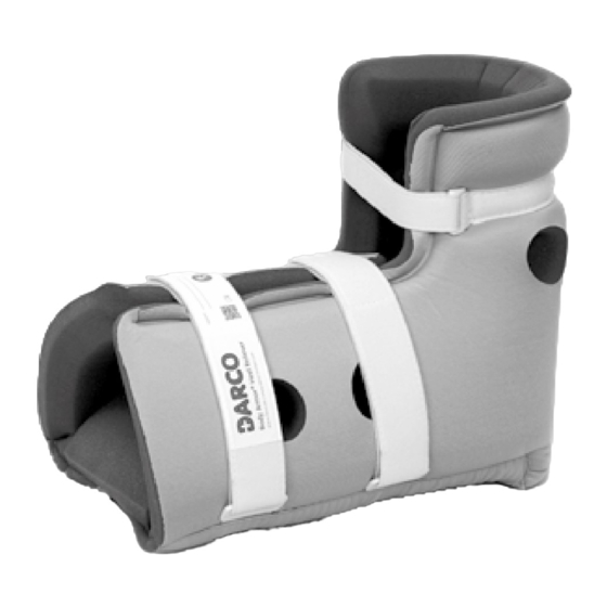 Darco Body Armor Heel Reliever Protector Manuals