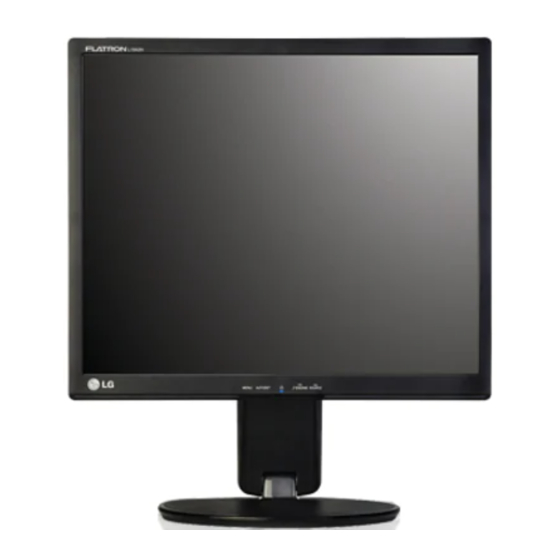 LG L1942HE LCD Monitor Manuals
