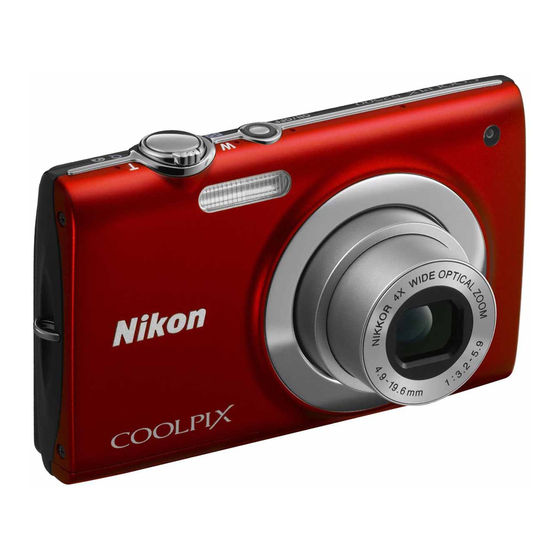 Nikon COOLPIX S2550 User Manual