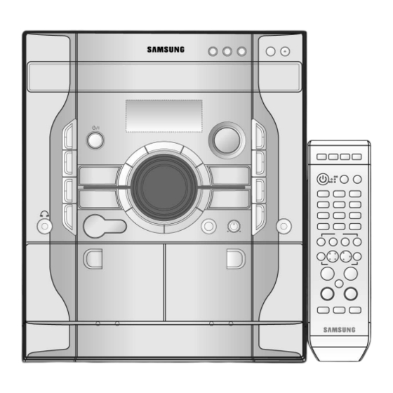Samsung MAX-X55 Instruction Manual
