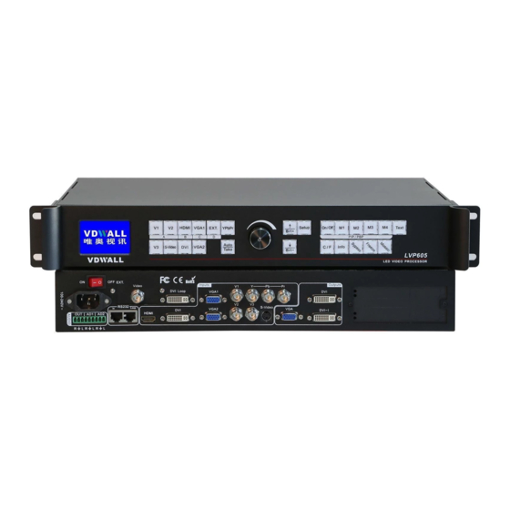 Vdwall LVP605 SERIES User Manual