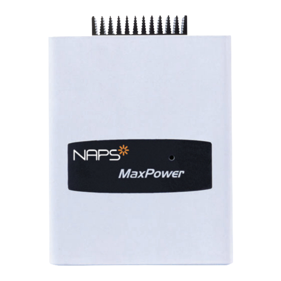 NAPS Maxpower Charge Controller Manuals
