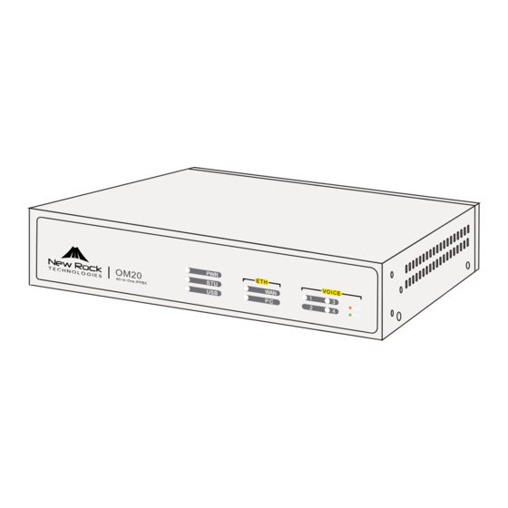 New Rock Technologies OM20 Quick Installation Manual