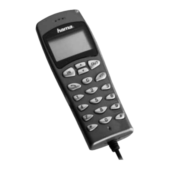 Hama 00039734 Manual