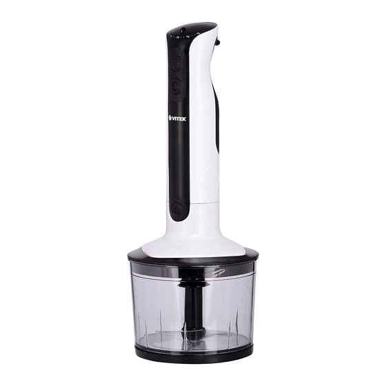 Vitek VT-3400 BW Hand Blender Chopper Manuals
