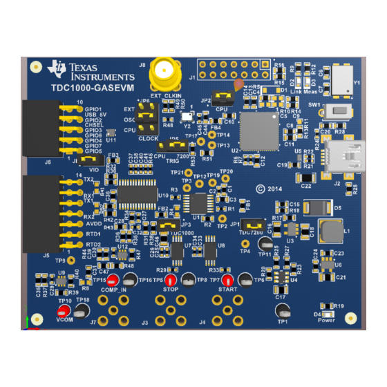 Texas Instruments TDC1000-GASEVM User Manual
