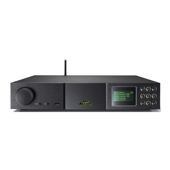 NAIM SuperUniti Quick Start Manual