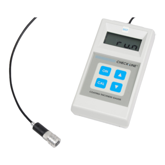Check-line DCF-900 User Manual
