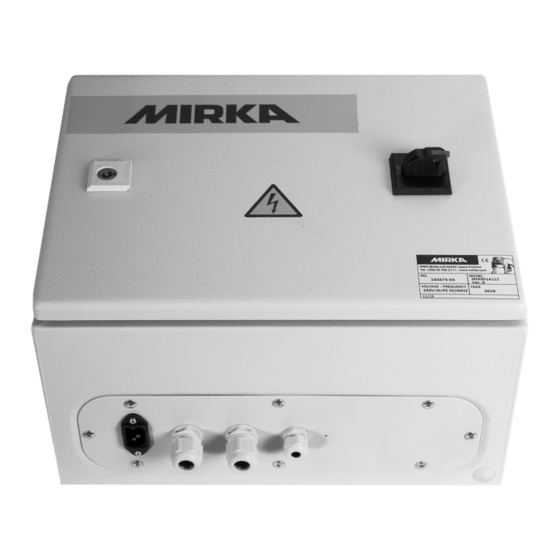 User Manuals: MIRKA airos MIA6514112 Motor Drive