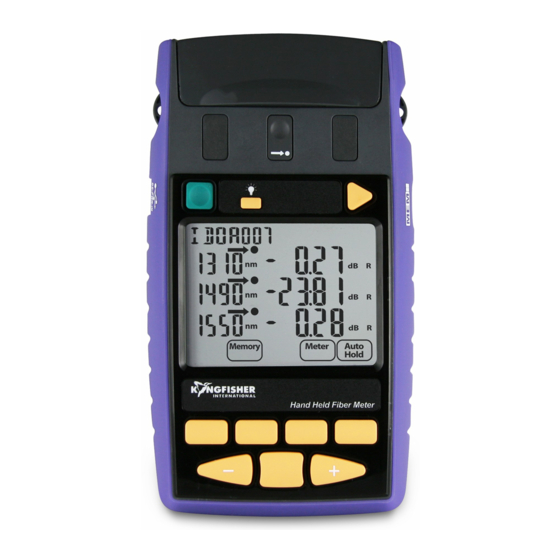 Kingfisher KI 2600 Series Quick Reference Manual