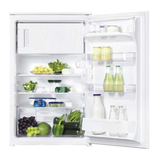 User Manuals: Zanussi ZBA14441SC Built-In Refrigerator