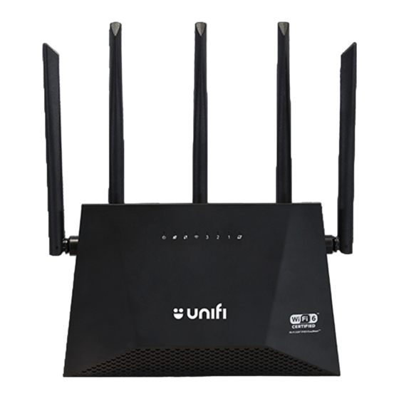 UniFi WI-FI 6 ROUTER Quick Start Manual
