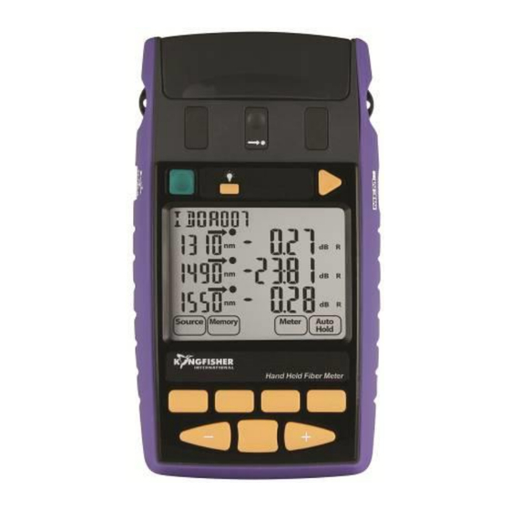 Kingfisher KI 2600 Series Service Manual