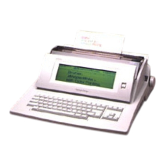 Brother WhisperWriter WP-6700CJ Manuals