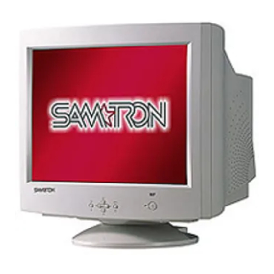 Samsung SAMTRON 76BDF Manuals