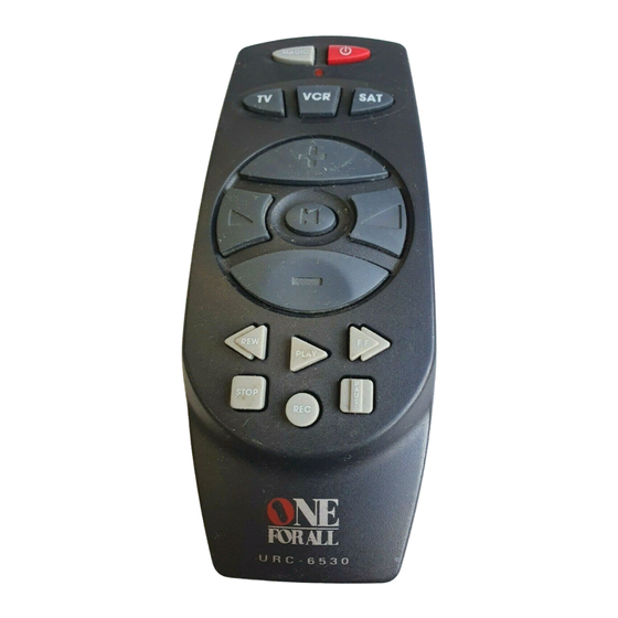One for All 3 Zapper User Manual