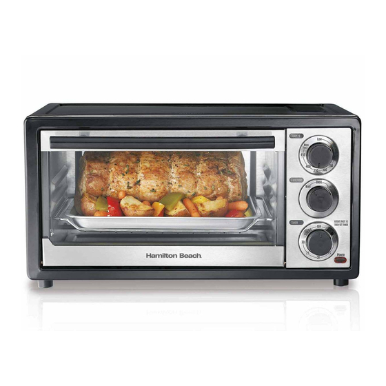 Hamilton Beach 31506 - Hamilton 6 SL Toaster Oven Manuals