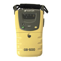 Topcon GB-500 Operator's Manual
