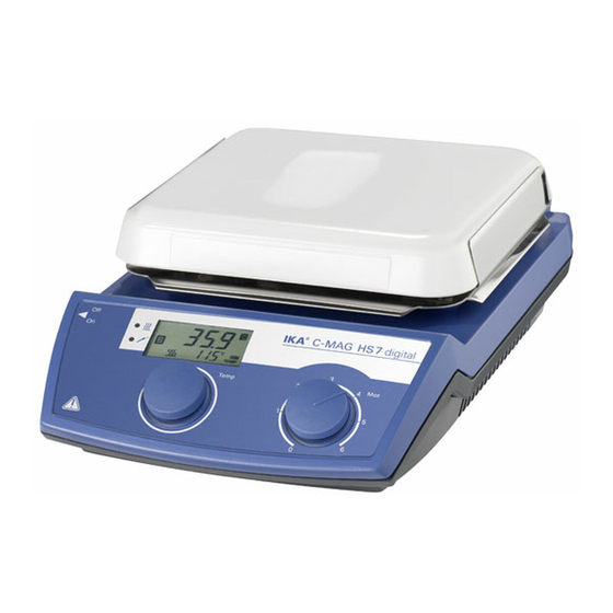 IKA C-MAG HS 4 digital Manual
