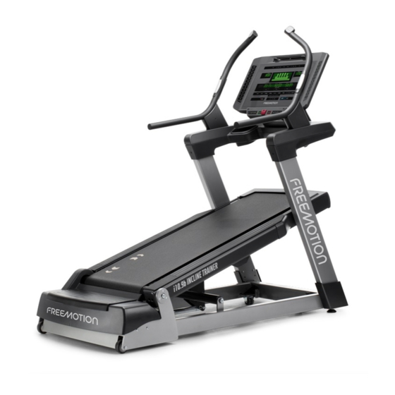 Freemotion i10.9b INCLINE TRAINER User Manual