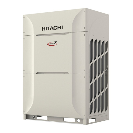 Hitachi SET FREE Series Manuals