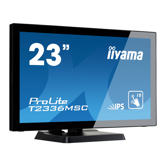 Iiyama ProLite T2336MSC-B2 User Manual