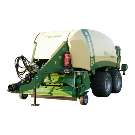 Krone BiG Pack 1270 XC Original Operating Instructions